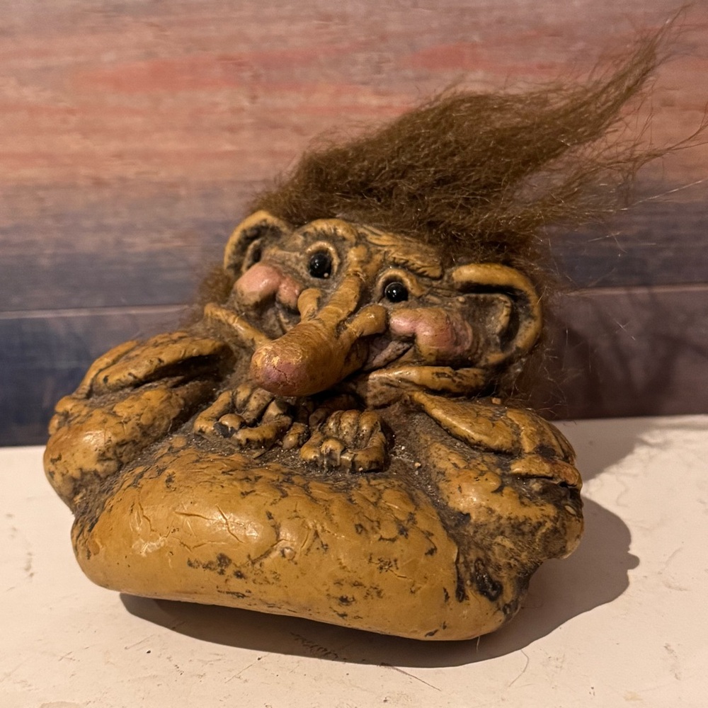 Norwegian Troll Figurine Troll | Vintage Scandinavian Folklore OFAK 70s